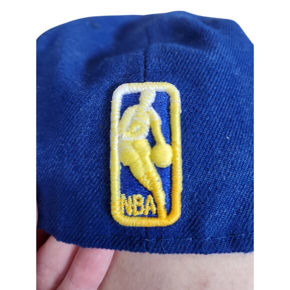 Golden State Warriors New Era 59Fifty Hat Fitted 6 7/8 Ombre Stitch NBA Cap - Picture 3 of 6